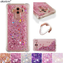 Capa para celular com glitter, capa de silicone macio para huawei mate 10 pro 2024 - compre barato