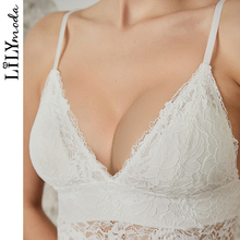 LILYMODA Lace Tempting Bra Sexy Push Up Bras Lingerie Floral Pattern Underwear  Comfort Wire Free Bralette  Triangle Cup Bras 2024 - buy cheap