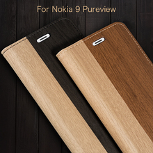 Funda de cuero Pu para teléfono con cartera para Nokia 9 Pureview Flip Book funda para Nokia 9 Pureview funda de negocios suave Tpu funda trasera de silicona 2024 - compra barato