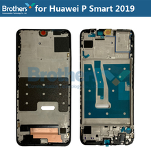 Marco frontal para Huawei P Smart 2019, marco de pantalla LCD, carcasa de bisel frontal para P Smart 2019, con botón de reemplazo Original 2024 - compra barato