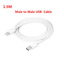 Бесплатная доставка 1,5 метра компьютерный кабель USB 2,0 Версия папа-папа USB удлинитель мобильный жесткий диск кабель для передачи данных 2024 - купить недорого