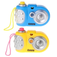 Novelty Kaleidoscope Simulation Camera Shape LED Light Children Educational Toys Kids Color Random Delivery Christmas Gifts 2018 2024 - buy cheap