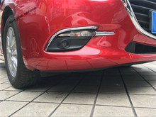 Yimaautollantas-Kit Exterior para Mazda 3 2017 2018, luces antiniebla delanteras cromadas, lámpara, cubierta de cejas de párpado, embellecedor 2024 - compra barato