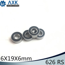 626RS Bearing ABEC-1/ABEC-3 (10PCS) 6x19x6 mm Rubber Sealed 626-2RS Ball Bearings 626 RS / 2RSAB 2024 - buy cheap