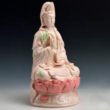 Dai Yutang-estatuilla de bodhisattva de Guanyin, dedicado a cerámica Dehua, adornos y artesanías/bodhisattva sentado 2024 - compra barato