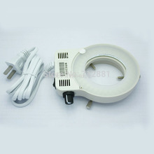 Alta qualidade 56 led anel luz iluminador para microscópio estéreo led luz led anel lâmpada branco brilho ajustável 100 v-240 v 2024 - compre barato