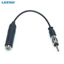 LEEWA 40 шт. авто стерео аудио радио ISO для DIN антенна AM/FM антенна удлинитель адаптер кабельного штекера # CA6011 2024 - купить недорого