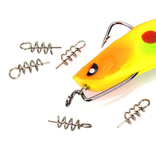 20Pcs Fishing Lures Fixed Hook Pin Latch Needle Soft Worms Fishing Bait Spring Fishing Accessories 2024 - buy cheap