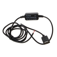 Carregador de carro usb conector fêmea 12v para 5v 3a conversor de fonte de alimentação para pda dvr filmadora 2024 - compre barato