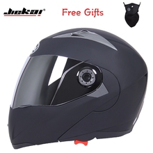 Jiekai-capacete de motociclismo para homens, viseiras duplas, face completa, resfriamento, tamanhos m, g, gg e 105 2024 - compre barato