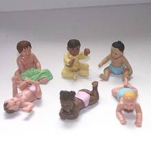 6pcs/  a lot5cm Original safari bulks mini pocket baby cute baby doll desk decoration  031501 2024 - buy cheap