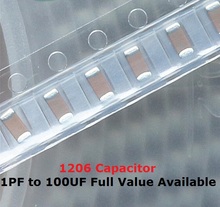 Kit capacitor 100 peças 1206 v, 102 222 k/m/z 2.2nf 1nf 10p 22p 33p 47p 100p 220p 330p 470/221/330/10/22/470 33/47/100/pf/uf x7r 2024 - compre barato