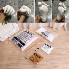 1 Bag 3D Plaster Handprints Footprints Baby Kids Adult Hand Foot Casting Kit Keepsake New 2024 - buy cheap