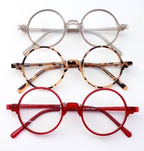 New Ultra-light Vintage Retro Flexible Round Unisex Black Amber Grey Red Eyeglass Frames Spectacles Eyewear RX prescription 3019 2024 - buy cheap