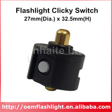 Interruptor de lanterna com 3.5mm porta de carregamento de energia 27mm (d) x 32.5mm (h) (1 pc)