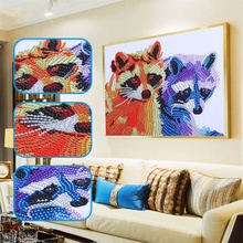 5D Diamond Painting DIY Special Shaped Fox Diamond Painting Cross Stitch Embroidery Picture Decoration Diamond Painting 2024 - buy cheap