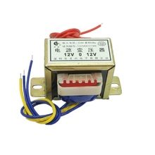 Transformador de potencia de cobre EI57 de doble voltaje, 15W/VA, 220V a 6V/9V/12V/15V/18V/24V/30V, salida de tres cables 2024 - compra barato