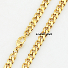 5mm Width Men Female Gold Stainless Steel Chains Link Necklace Customize Size 316l Chains Jewelry 2024 - buy cheap