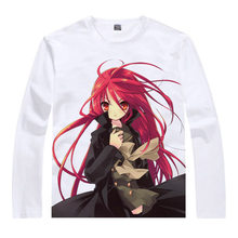 Shakugan no Shana T-Shirt Burning-Eyed Shana Shirt heat-transferred t-shirts anime Fan kawaii costume t-shirts Anime Cosplay A 2024 - buy cheap