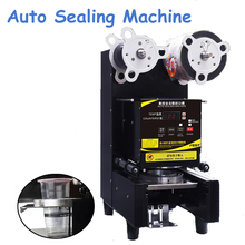 Automatic Sealing Machine Bubble Milk Tea Shop Packing Sealer Commercial Electric Pressure Plastic Cup Lid FW-95 2024 - buy cheap