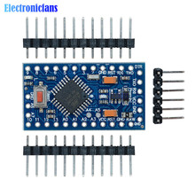 Плата Pro Mini Atmega328 3,3 В 8 МГц, 10 шт., модуль для Arduino Mini Atmega328P с контактами, замена Atmega128 2024 - купить недорого