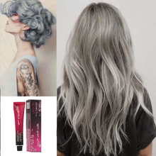 Lanbena 100ml Hot Fashion Ash Hair Dye Professional Hair Color Permanent Paint Sliver Gray Colors Dye Hair Color Cream for Women 2024 - buy cheap
