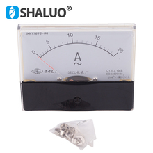 Power Ampere meter 44L1 Electric Current Meter DC 0~20A mechanical pointer Generator amp ammeter 2024 - buy cheap