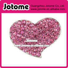 Be My Valentine Pink Bubble Rhinestone Brooch Pin with Hot Pink Crystals 3.4 x 4.3 cm 2024 - buy cheap