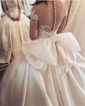 Vestido De novia musulmán, bohemio, con mangas y Apliques De encaje, Dubai, Árabe 2024 - compra barato