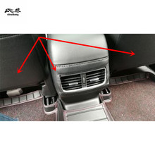 3pcs/lot PU leather Seat and rear air conditioning outlet protection kick cover for 2013-2018 Mazda CX5 CX 5 CX-5 2024 - buy cheap