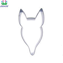 Sly Fox Shape Cake Decorating Fondant Cutters Tools,Cartoon Style Animal Mask Cake Biscuit Baking Molds,Crazy Direct Selling 2024 - buy cheap