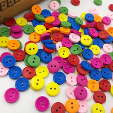 100pcs 12mm Wood Buttons 2 Holes Craft Clothe Sewing Decor Button WB540 2024 - buy cheap