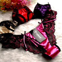 Women Sexy Lace Satin panties Sexy Lace Satin Underwear Sexy brief  Sexy Lace Satin Thong,style:WP153 2024 - buy cheap