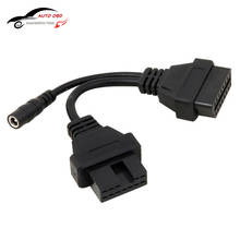 New OBD Cable For Mitsubishi 12 Pin To 16 Pin Male Pins To Female OBD2 OBD II OBD 2 Extension Connector Cable Diagnostic Tool 2024 - buy cheap