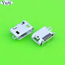 YuXi 10pcs/lot Micro USB Charging Port Connector socket power plug dock for Huawei G710 A199 G610 G750 G730 G700 P6 2024 - buy cheap