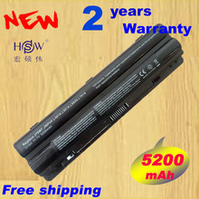 HSW 6cell laptop Battery for Dell XPS 14 15 17 L401x L501x L502x L701x L702x 312-1123 312-1127 J70W7 JWPHF R795X WHXY3 bateria 2024 - buy cheap