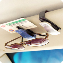 1 Uds parasol para coche gafas titular de la tarjeta de la pluma boleto ABS portátil con Clip de sujeción automático Accesorios 2024 - compra barato