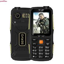 Original SERVO V3 Russian keyboard unlocked mobile cell phone Dustproof Shockproof 2.4'' 4 SIM cards 4 standby GPRS 2024 - buy cheap