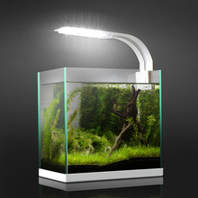 Iluminación LED Superfina para acuario, luz para cultivo de plantas acuáticas, lámpara impermeable con Clip para pecera, 1 unidad, 5/10/15W 2024 - compra barato