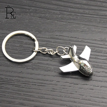 RE 100pcs/Lot Wholesale Plane Key Chain Dropshipping Fighter Airplane Aircraft Keychain Keyring Key Holder Free Shipping 2024 - buy cheap