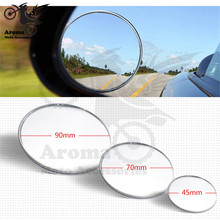 3 size moto rear view mirrors unviersal motorbike accessorie wide field convex mirror additional car mirrors motorcycle rearview 2024 - buy cheap