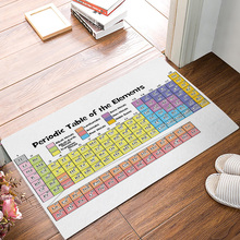 Capacho da educação, tabela periódica nova interior/exterior antiderrapante de borracha bem-vindo tapetes tapete para banheiro/entrada dianteira 2024 - compre barato