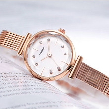 SINOBI-Reloj de pulsera de cuarzo con diamantes para mujer, pulsera femenina de marca de lujo, a la moda, Saati 2024 - compra barato