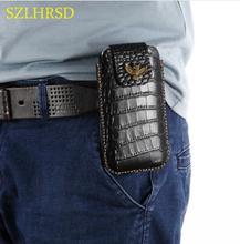 SZLHRSD Belt Clip Genuine Leather Waist Holder Flip Cover Pouch Case for Sony Xperia XZ3 XZs XZ2 XA2 Ultra XA1 L1 XZ1 Compact 2024 - buy cheap
