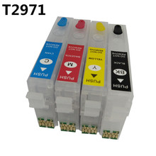 Пустой картридж XP231 XP241 для Epson T2971 многоразовый картридж для Epson XP231 XP431 XP-241 картридж для принтера с чипами 2024 - купить недорого