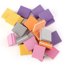 5/10pcs Colorful Double-sided Mini Nail File Blocks Sponge Nail Polish Sanding Buffer Strips Nail Polishing Manicure Tools 2024 - buy cheap