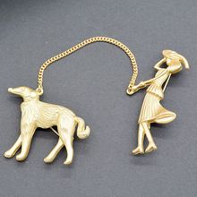 Cute Dachshund Dog Brooches For Women Fashion Metal Crystal Enamel Animal Brooch Jewelry 2024 - buy cheap