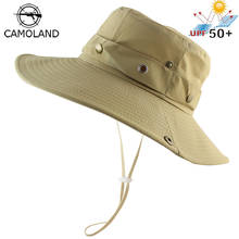UPF 50+ Bucket Hat Summer Men Women Outdoor Boonie Hats Sun UV Protection Wide Brim Military Army Fishing Hiking Tactical Cap 2024 - buy cheap