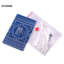 10pcs CD4017 Rotating LED SMD NE555 Soldering Practice Board DIY Kit Fanny Skill Training Electronic Suit 2024 - buy cheap