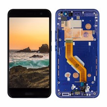 Pantalla Lcd U-3w para HTC U11, montaje de pantalla táctil con marco de 2560x1440, U-1w, U11 2024 - compra barato